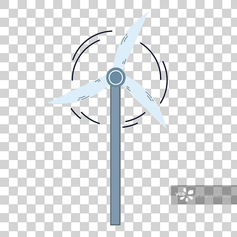 风力涡轮机农场图片素材