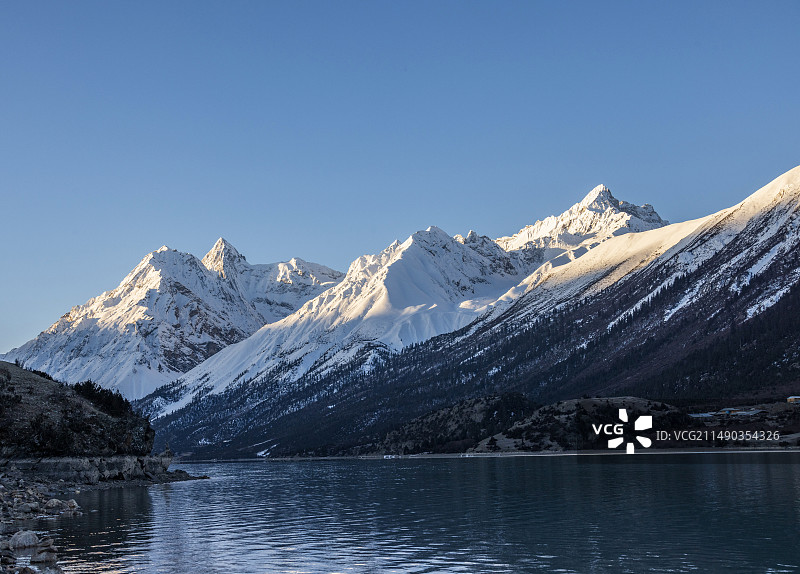 西藏然乌湖图片素材