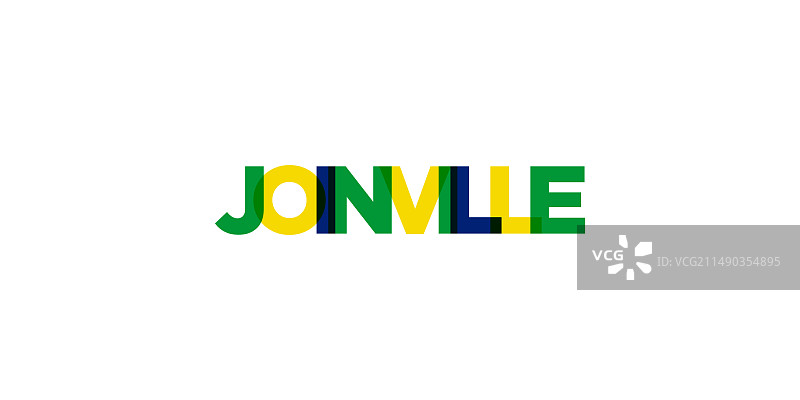 巴西茹安维利市徽设计图片素材