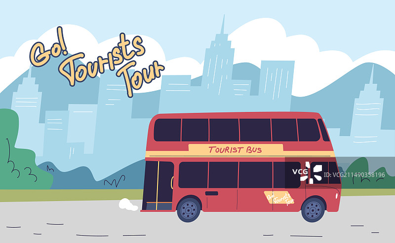 伦敦双层观光巴士图片素材