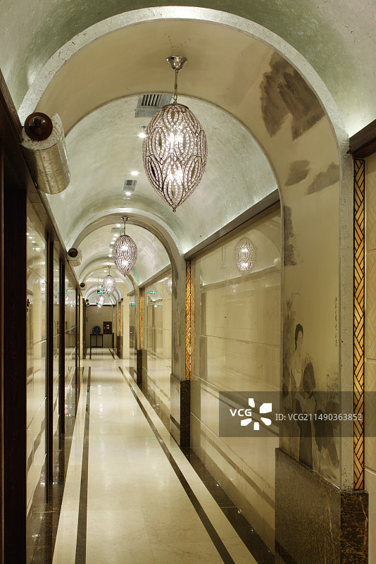 豪华餐厅 走廊图片素材