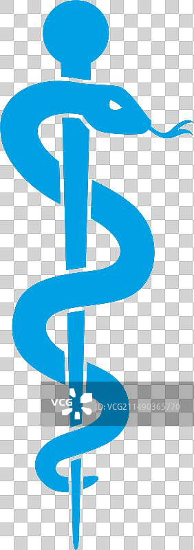 医疗符号 - 蛇杖图片素材