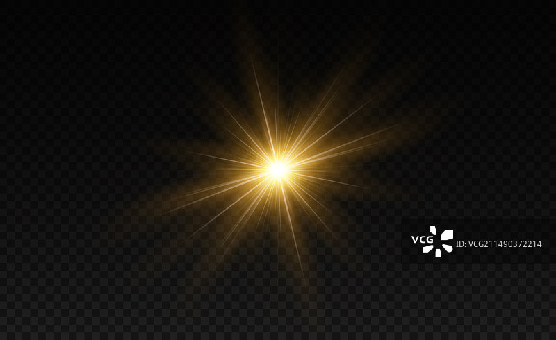 闪耀的金色星星图片素材