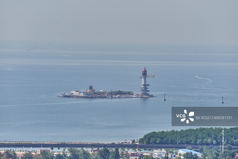 秦皇岛南戴河仙螺岛风景图片素材
