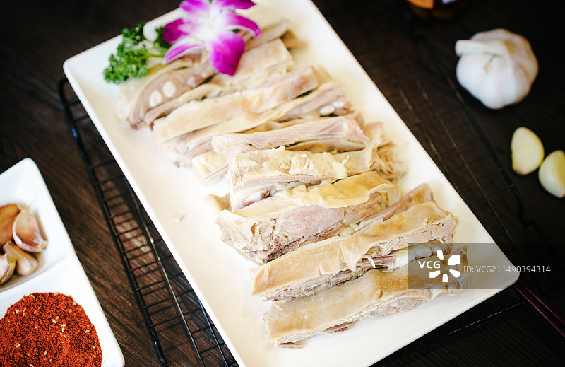 西北菜手抓羊肉图片素材