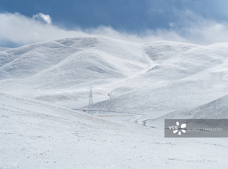 可可西里 冰天雪地图片素材