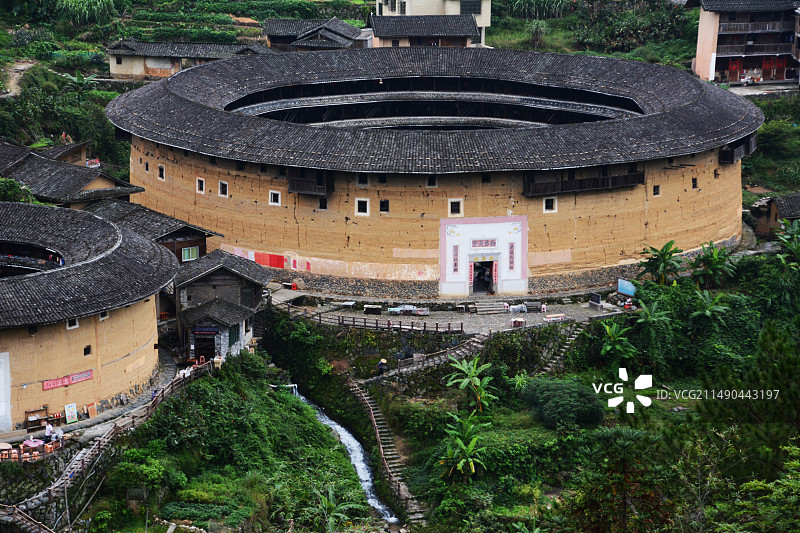 初溪土楼群图片素材