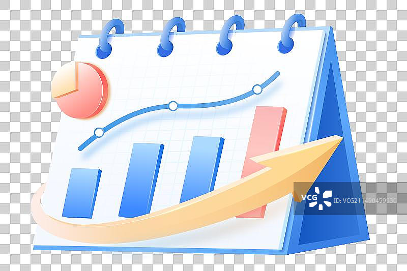 3D免抠元素金融日历图片素材