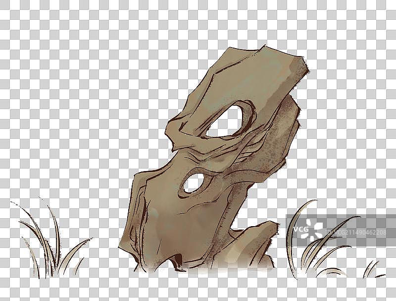 古风石头图片素材