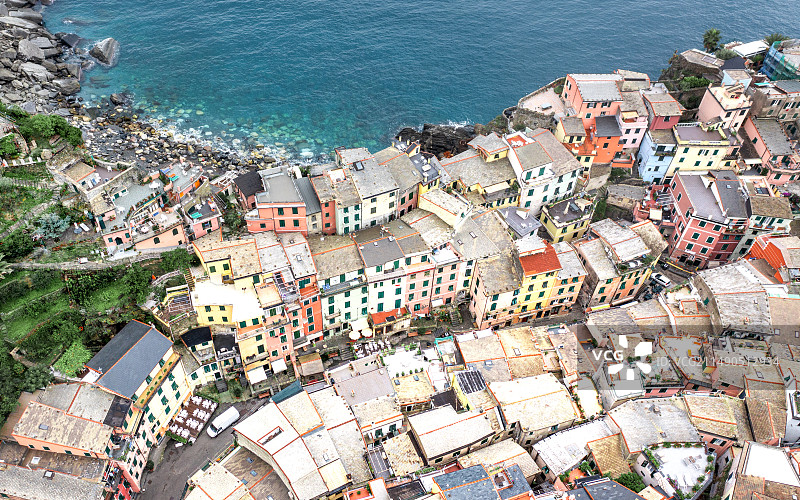 【俯瞰Vernazza • 五渔村】图片素材