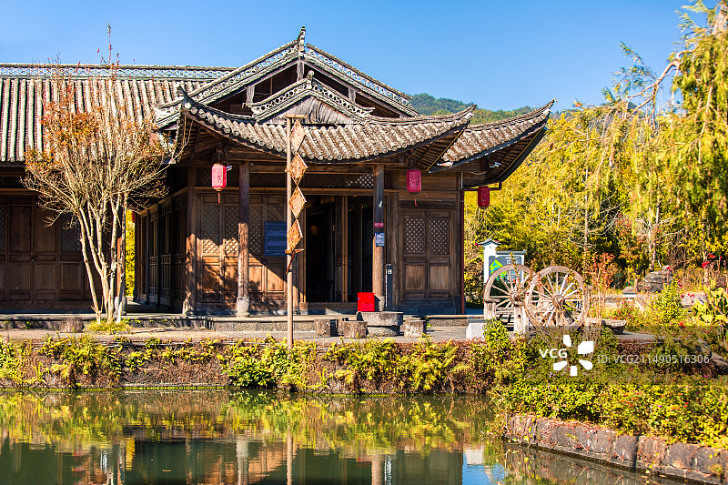 中国云南省保山市腾冲市和顺古镇图片素材