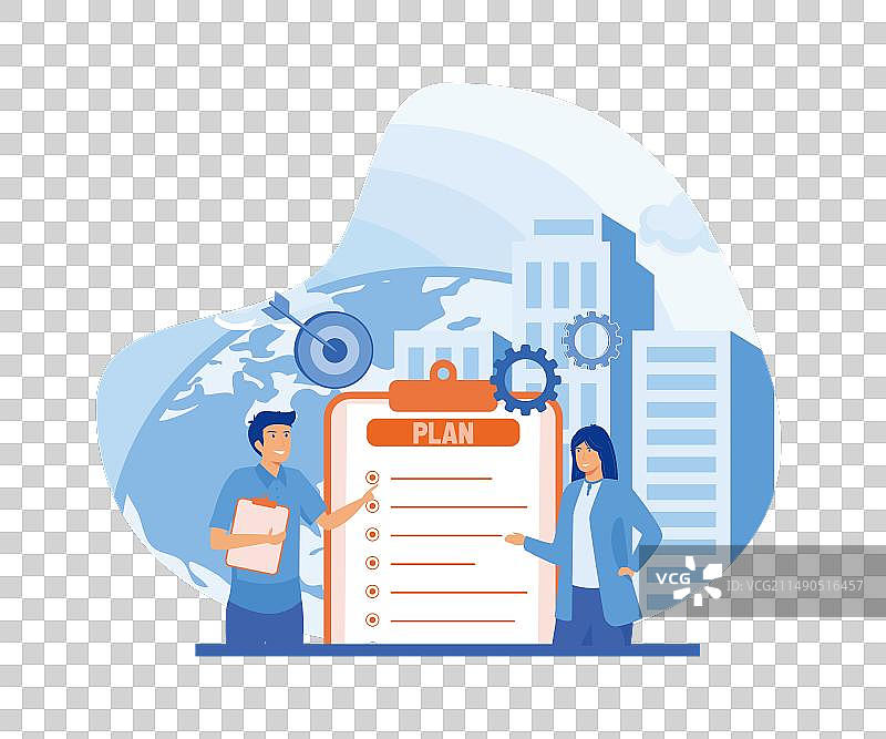 商务规划概念：商务时间图片素材