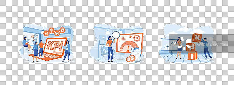 KPI数据报告关键绩效指标或KPI图片素材
