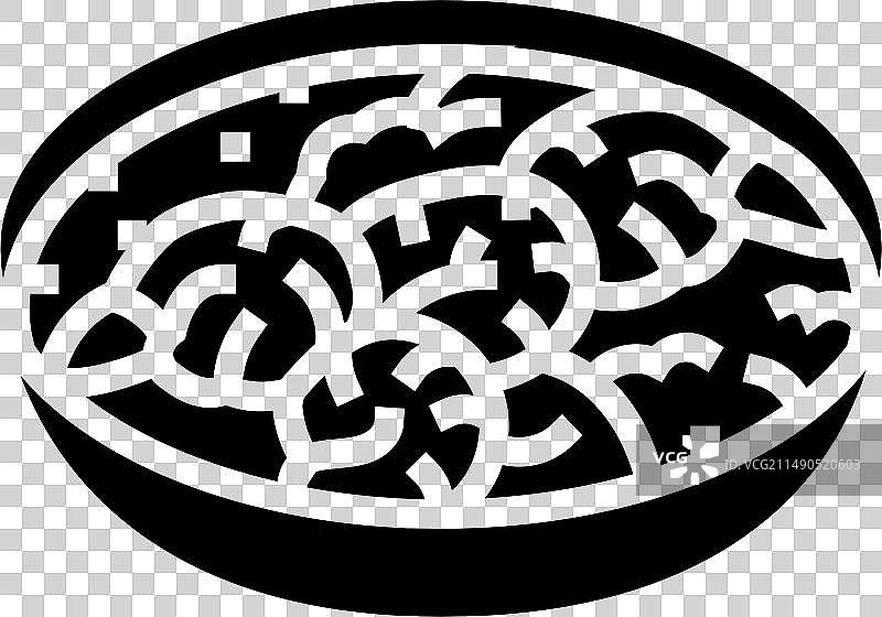 咖喱虾海鲜字形图标图片素材