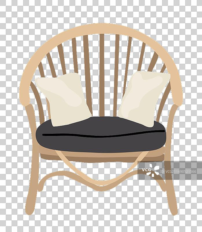 户外门廊花园露台藤椅区图片素材