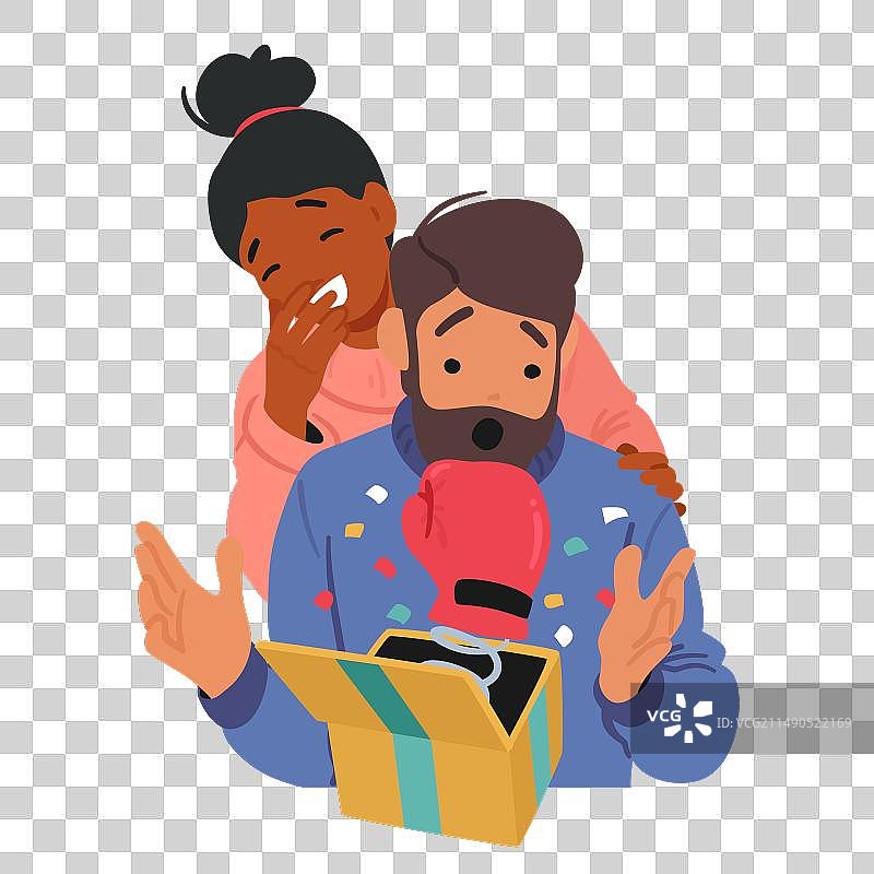 愚人节，黑人女性递来一个图片素材