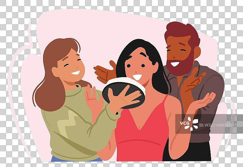 愚人节同事或朋友聚会图片素材