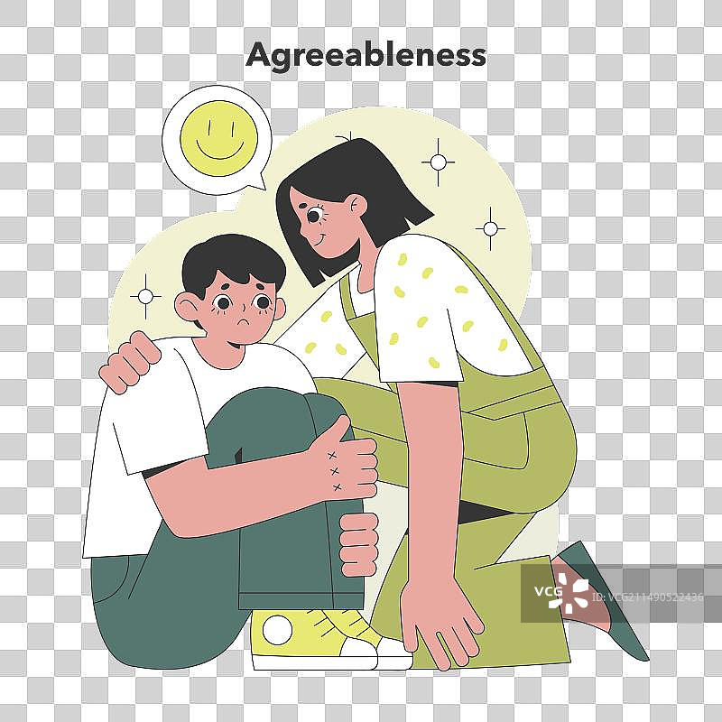 五大人格中的宜人性图片素材