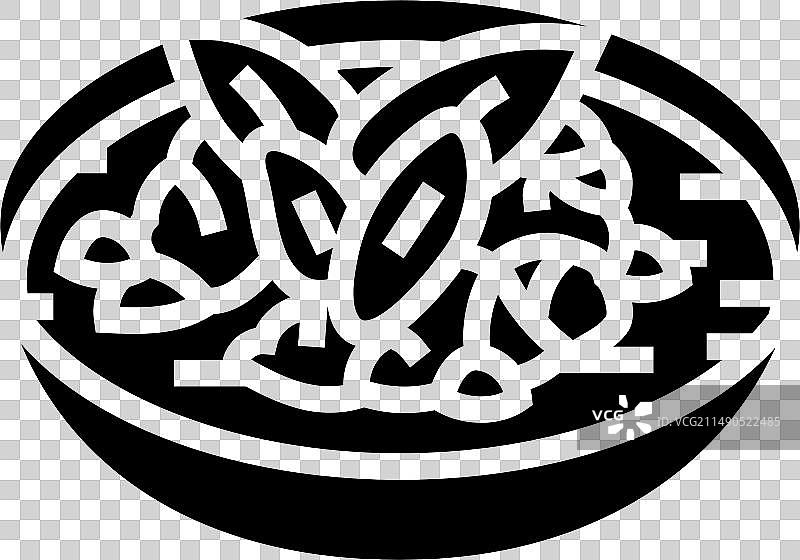 泰国绿咖喱菜肴标志图标图片素材