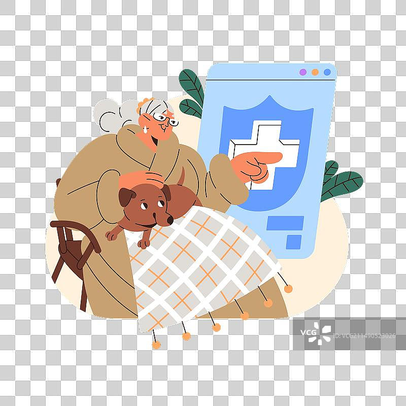 家庭成员保险概念图片素材