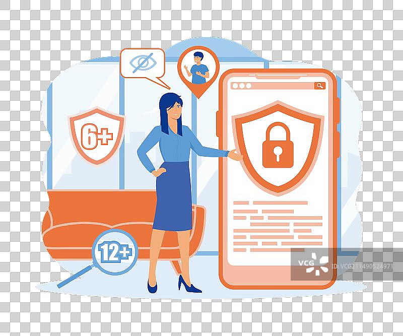 家长控制软件阻止禁止或图片素材