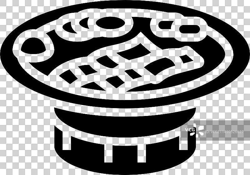 韩式烤肉烧烤图标图片素材