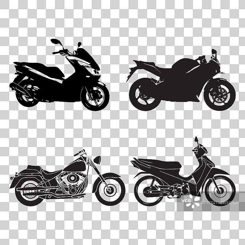 摩托车图标图片素材