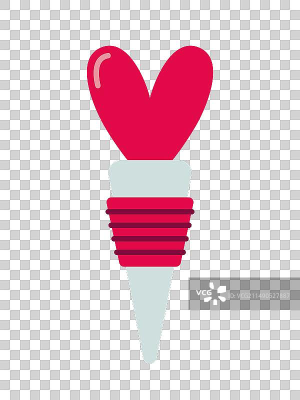 爱心软木塞剪贴画图片素材