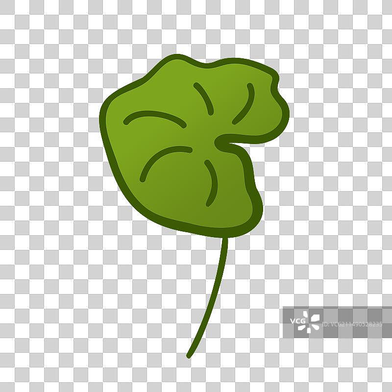 桦树叶图标图片素材