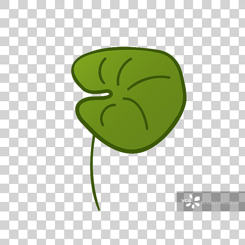 桦树叶图标图片素材