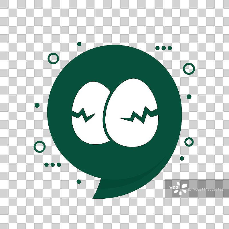 裂纹蛋象形图图片素材