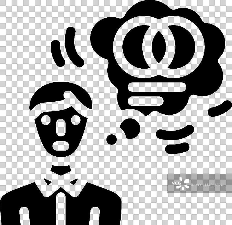 注意残留时间管理字形图标图片素材