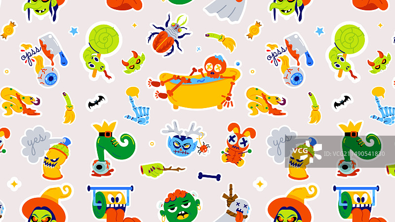 恐怖主题图案图片素材