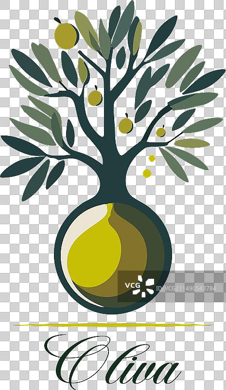 橄榄树标志图片素材