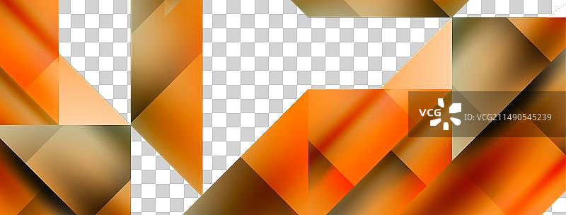 生动的抽象在无缝中展开三角形图片素材