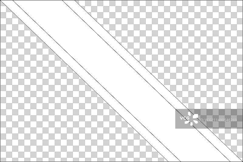 特立尼达和多巴哥黑色轮廓旗帜图片素材