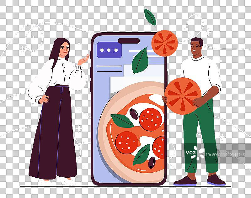 在线披萨教程图片素材