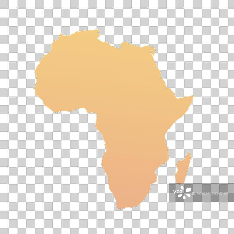 非洲标志剪影世界地图地球仪图片素材