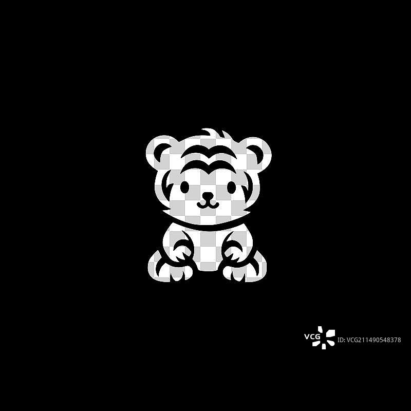 高品质老虎宝宝Logo图片素材