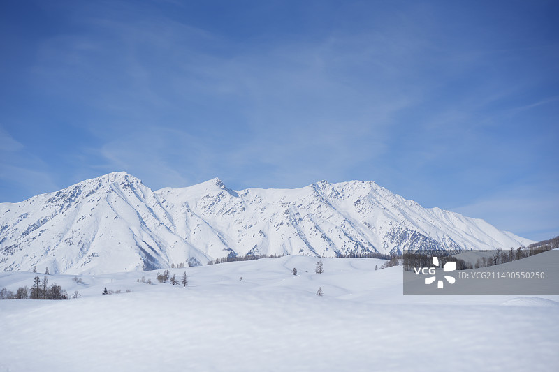 新疆的冬天图片素材