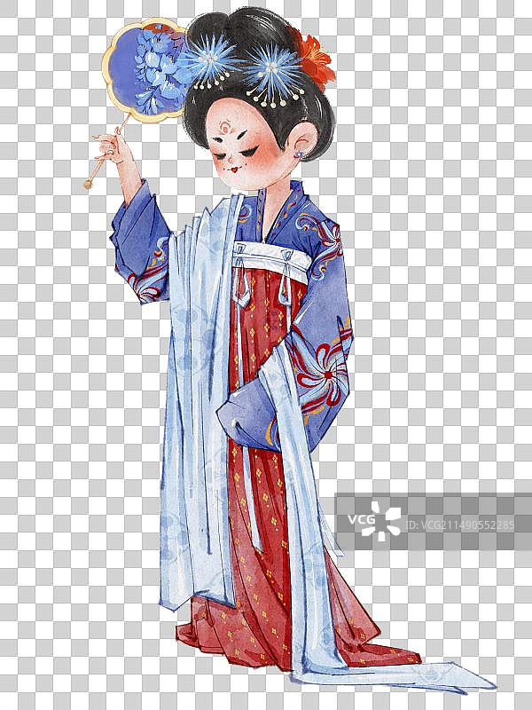 古风元素-人物-仕女-汉服图片素材