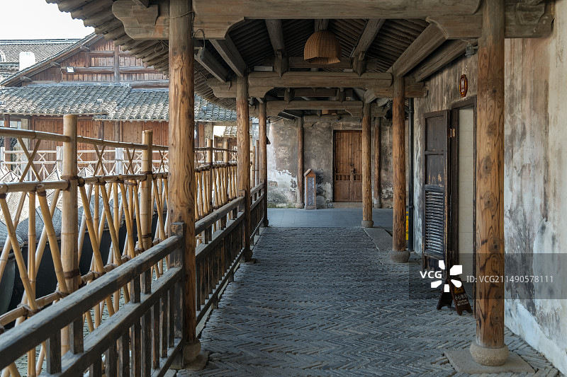 中国浙江嘉兴桐乡市乌镇（江南水乡古镇）西栅景区叙昌酱园图片素材