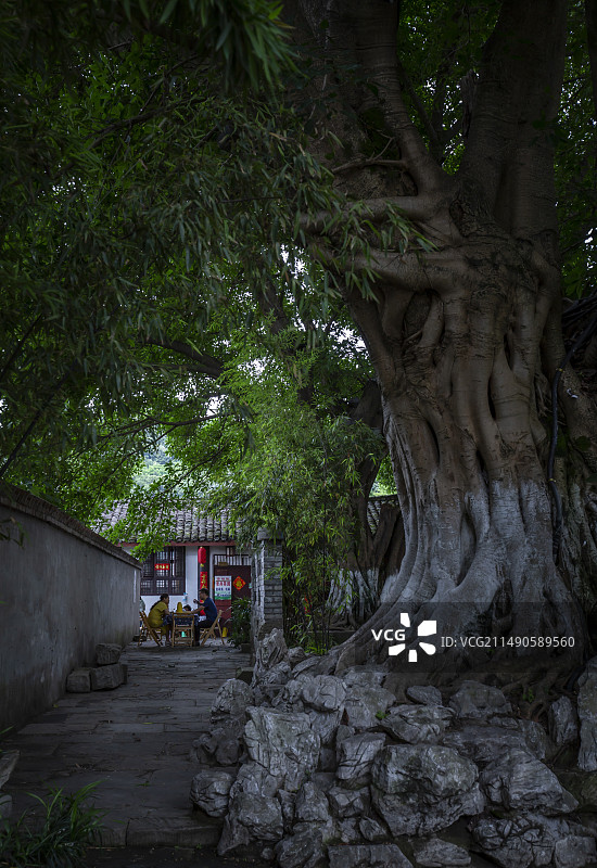 四川阆中古镇图片素材