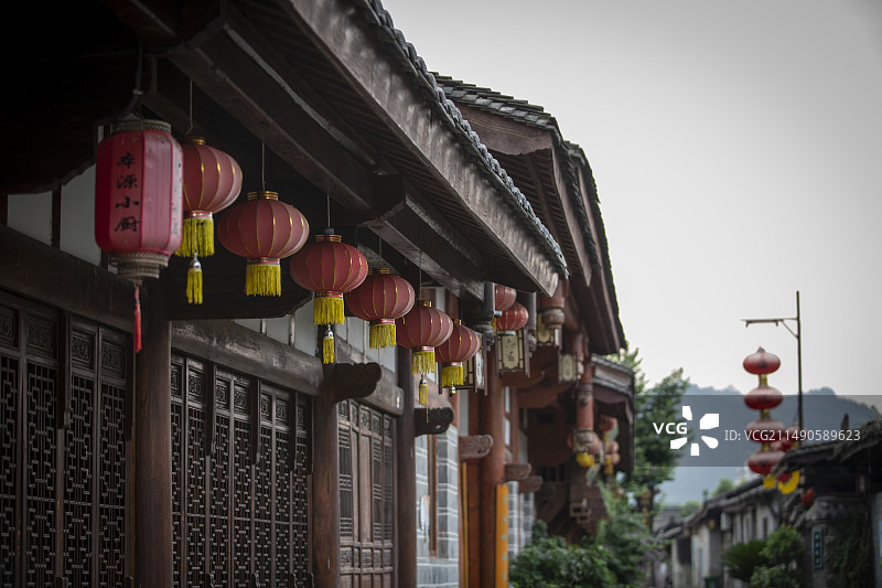 四川阆中古镇图片素材