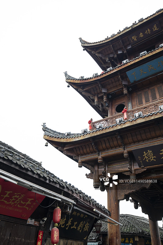 四川阆中古镇图片素材