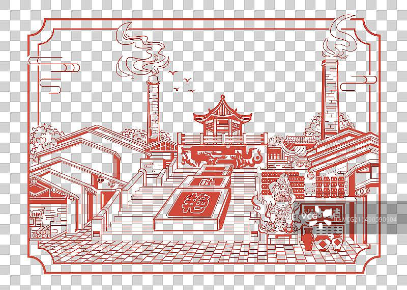佛山南方古灶地方文创图片素材