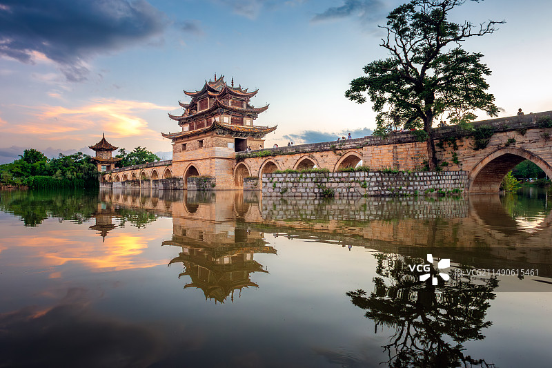 建水双龙桥图片素材