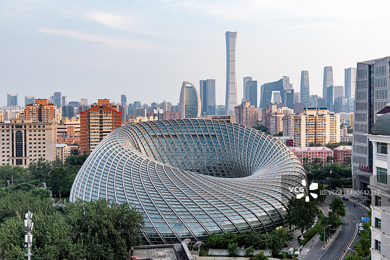 凤凰中心与国贸图片素材