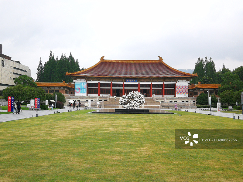 南京博物院 外景 大门图片素材