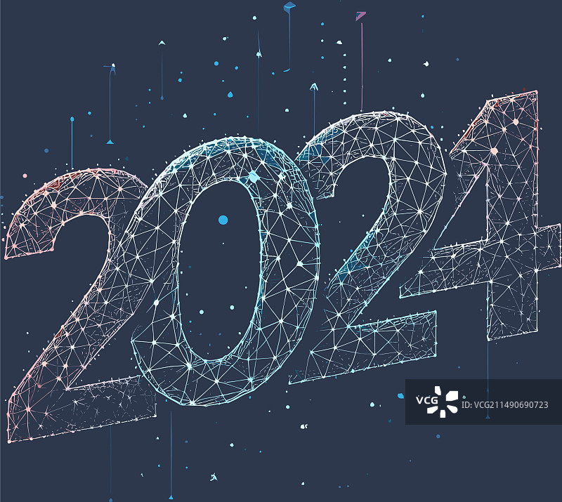 2022新年快乐金色闪光黑色背景图片素材